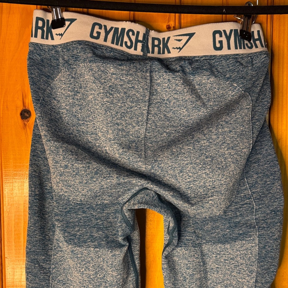 Gymshark Heathered Blue Leggings - Picture 7 of 8
